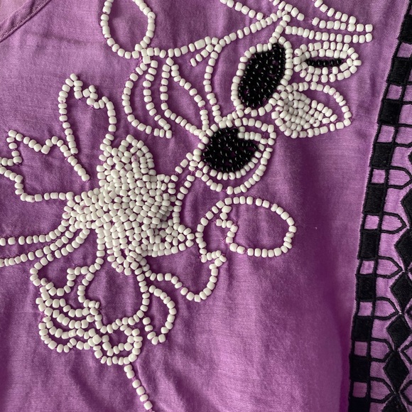 Leif notes Beaded Blouse by Anthropologie. - Picture 2 of 8